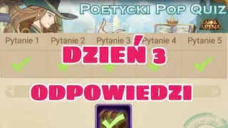 Dzień 3 - Poetycki pop quiz [odpowiedzi] | AFK Arena Polska