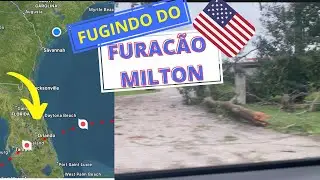 Furacão Milton em Orlando 🌪️ - Eua 🇺🇸