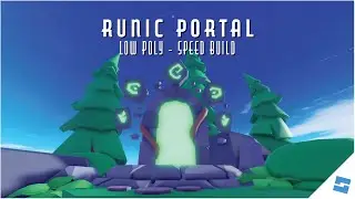 Blender + Roblox Studio | Speed Build | Runic Portal