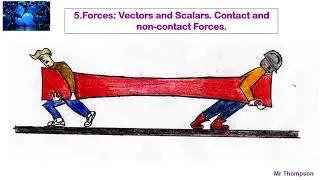 Vectors and Scalars.  Contact and non contact forces