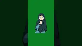 Green screen Guru Muslimah Berbicara