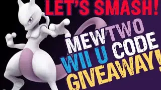 Mewtwo DLC Download Code Giveaway! Let's Smash Special Super Smash Bros. for Wii U Let's Play Mewtwo