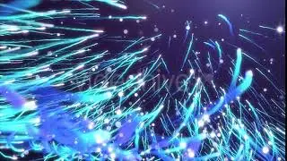 Abstract Rising Fireworks and Particles