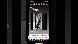 Change story background color on instagram 2025