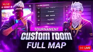 FREE FIRE FULL MAP TOURNAMENT 🏆 DAY 9🤯🔥 || Free Fire Tournament - NG, NXT, GWK, PN, TSG 🏆