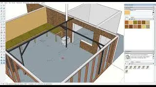 Проект МАСТЕРСКОЙ МЕЧТЫ🙂 Сделал наброски в SketchUp