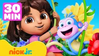 Dora | ¡30 MINUTOS de aventuras llenas de acción con Dora! | Nick Jr. en Español