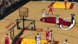 [NBA 2k14] Harden hits from half court + 3pt celebration