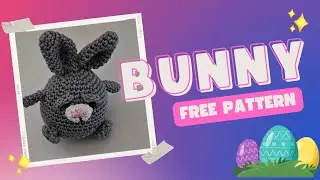 Cute Bunny Crochet TUTORIAL  - Free Pattern #freepattern #tutorial