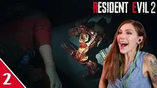 We Meet Again Licker! | Resident Evil 2 Remake Pt. 2 | Marz Plays