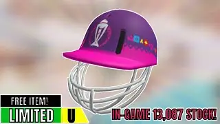 [FREE IN-GAME LIMITED] HOW TO GET THE ICC CRICKET HELMET - BRANDED EDITION IN 1% WIN OBBY | ROBLOX