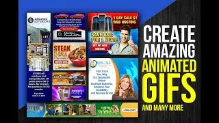 I will create amazing animated gif or flash banner