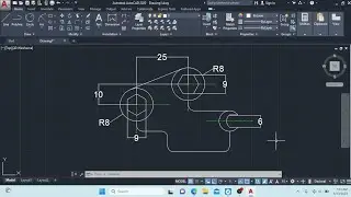 Ex#18 autocad 2020 2d drawing for practice 