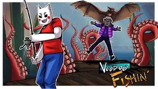 БОЛОТНАЯ РЫБАЛКА ПРОДОЛЖАЕТСЯ! ГЛАВНОЕ - САМОМУ НЕ СТАТЬ ТРОФЕЕМ! - Voodoo Fishin (КООПЕРАТИВ)