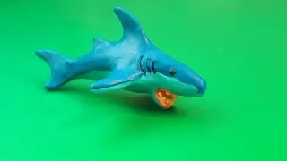 Лепка, Акула из пластилина