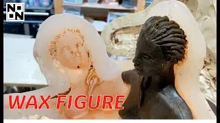 Opening A Wax Figure Cast