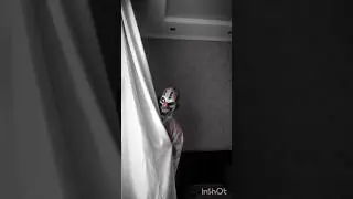 Страшный клоун спрятался у тебя... #моменты #фильм #сериал #момо #косплей #призрак #ужасы #shorts