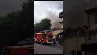 Požar u centru Rume