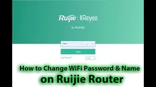Update Your WiFi Password on Ruijie Router | Full Guide 2024