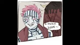 Douma Chokes Akaza Funny Demon Slayer COMIC DUB Comic Dubs 