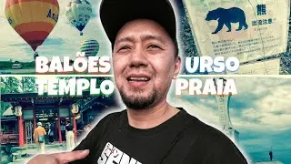 DA MONTANHA AO MAR: BALÕES, PERIGO DE URSO, SANTUÁRIO XINTOÍSTA, COMIDA BR E PRAIA | NA FOLGA 543
