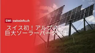 スイスアルプス初！大規模ソーラーパーク始動｜エネルギー危機を救う太陽光発電計画