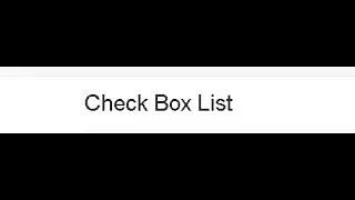 How we Add Items in CheckBoxList Control in Visual Studio 2015 | C# Basic Concepts