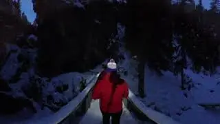 Johnston Canyon Evening Icewalk 360 Virtual Tour
