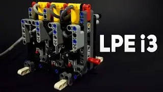 Inline 3 Lego Pneumatic Engine