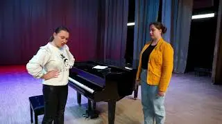 Мастер-класс Анны  Викторовны Скуфьиной.  Постановка голоса.  Певческая опора.  Дыхание.