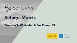Acterys Matrix: Planning, Write-back and Forecasting for Power BI