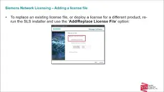 Siemens Network Licensing - Add or Replace a License File with Ease