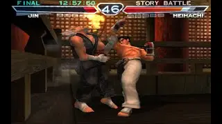 Tekken 4 - Jin Gameplay [HARD] (1080p 60FPS)