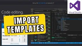 How to Import Templates in Visual Studio Code 2025?