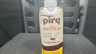 Pirq/decadent Chocolate plant based protein #veganfoodtastetest #pirq #plantbasedprotein #chocolate