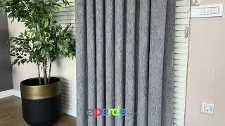 Gri Antrasit Şönil Dokuma Fon Perde | Eperde.com