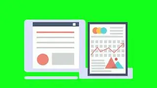 Animated business infographics green screen footage | 4K footages | GreenScreen Vfx