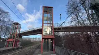 Hopmann Aufzug an der Stadtbahn Haltestelle Michaelshofen richtung Niehl, Sebastianstrasse