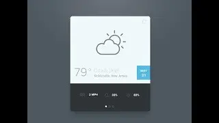 Weather App UI Design In JavaFx | Netbeans - Scene Builder