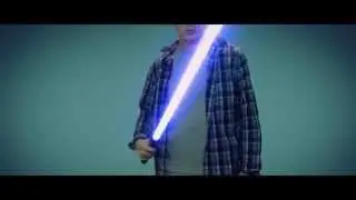 Blender 2.76b Lightsaber rig tests