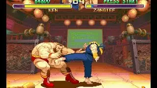 Street Fighter Alpha 2 Gold [PS1] - play as SF2 Ken