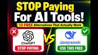 13 FREE AI TOOLS WITHOUT SUBSCRIPTION