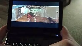 Testing Typing of the Dead Overkill on the GPD MicroPC