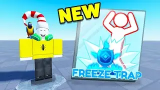 New FREEZE TRAP ABILITY in Roblox Blade Ball..
