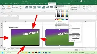 Cara Supaya Gambar Yang Ditambahkan di Excel Ada Bordernya