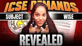 ICSE BOARD DEMANDS-SUBJECT WISE | CISCE BOARD | ICSE Class 10 By Rinalda Ma'am