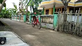 balapan sepeda bikin ngakak, masa~masa yang indah bersama sepedaku