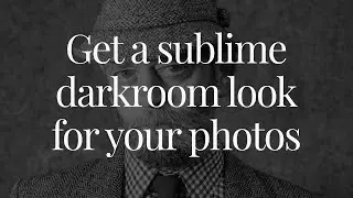 How to recreate the black and white 'Silvertone' darkroom effect in your photos