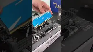 Intel i5-12490F🔥 with Intel Arc 750👍 #pcbuild ASMR #shorts