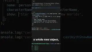 JavaScript Array Methods - map() - mapping objects to strings